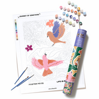 Paint By Numbers - Life Is Beautiful-Art Supplies-Little Lane Workshops