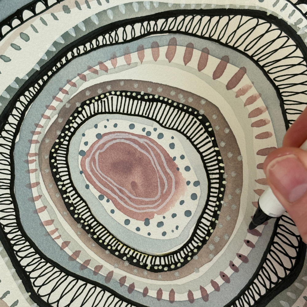Mindful Mark Making with Watercolour