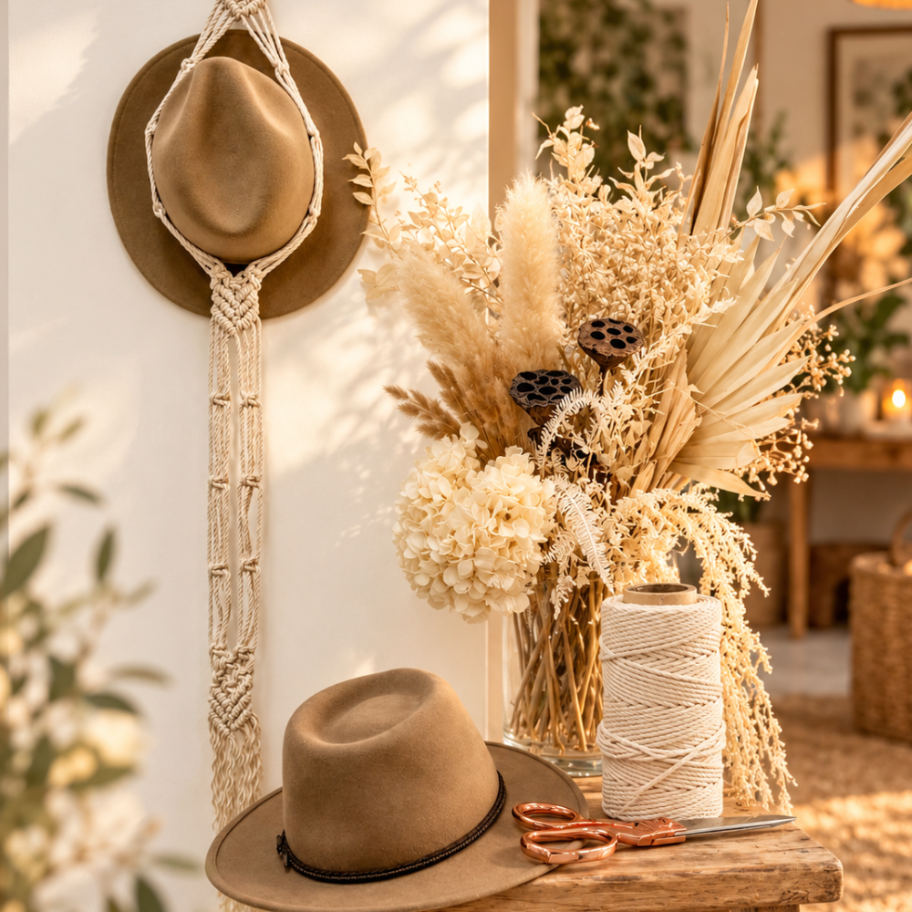 MACRAME HAT HANGERS-Workshop-Little Lane Workshops