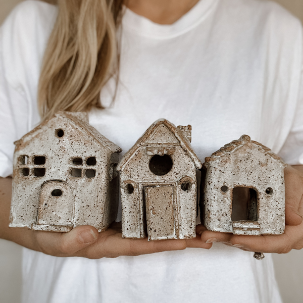 CHRISTMAS CERAMIC VILLAGE HOUSES WORKSHOP-Workshop-Little Lane Workshops