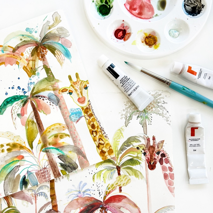 TROPICAL WATERCOLOUR WORKSHOP | Little Lane Workshops | Sydney Creative ...