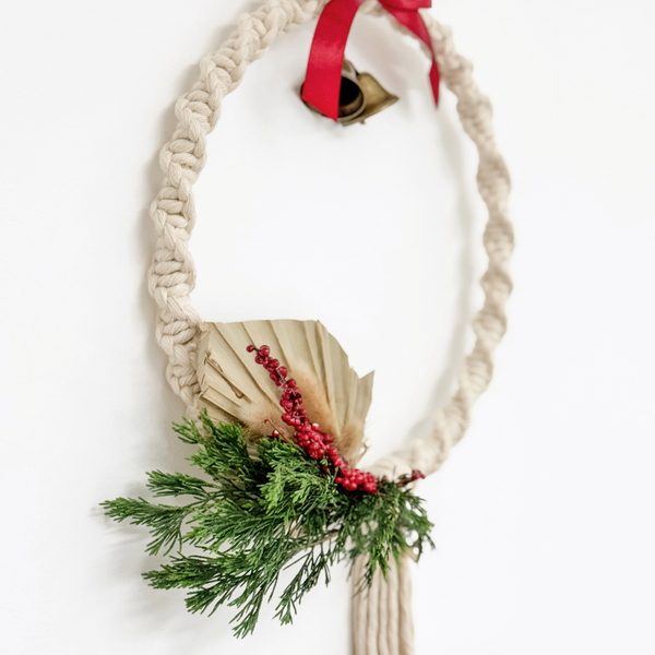 MACRAME CHRISTMAS WREATH WORKSHOP-Workshop-Little Lane Workshops