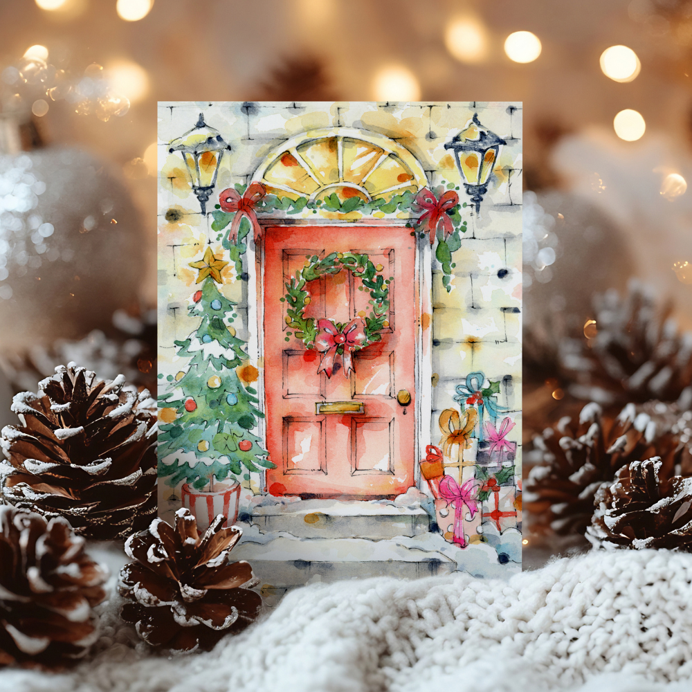 CHRISTMAS WATERCOLOUR WORKSHOP - Magical Christmas Doors-Workshop-Little Lane Workshops