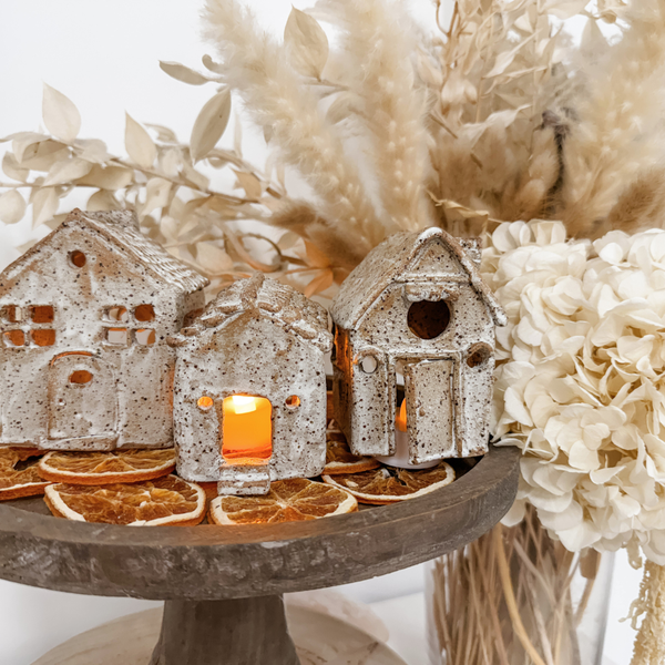 CHRISTMAS CERAMIC VILLAGE HOUSES WORKSHOP-Workshop-Little Lane Workshops