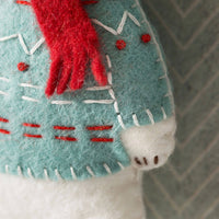 Polar Bear Felt Craft Mini Kit by Corrine Lapierre-Craft Kits-Little Lane Workshops