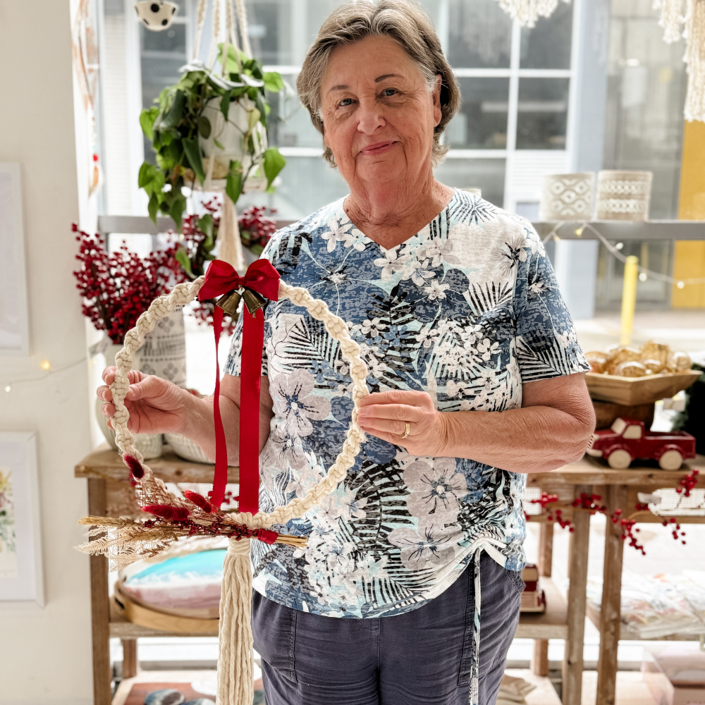 MACRAME CHRISTMAS WREATH WORKSHOP-Workshop-Little Lane Workshops