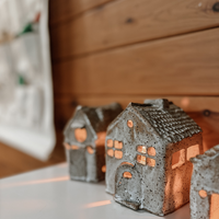 CHRISTMAS CERAMIC VILLAGE HOUSES WORKSHOP-Workshop-Little Lane Workshops