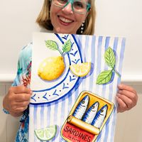 Sardines & Lemons Watercolour Workshop-Workshop-Little Lane Workshops