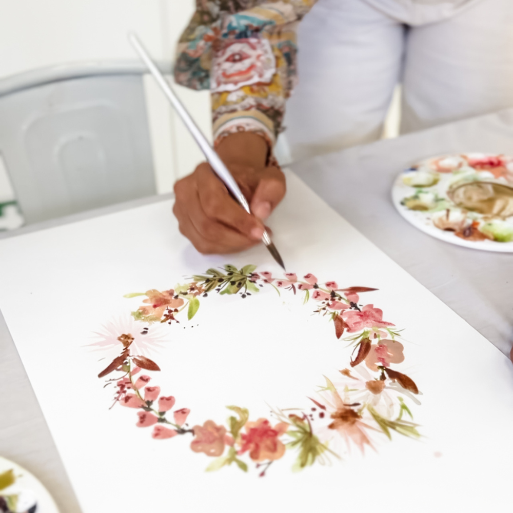 WATERCOLOUR WILDFLOWERS WORKSHOP-Workshop-Little Lane Workshops