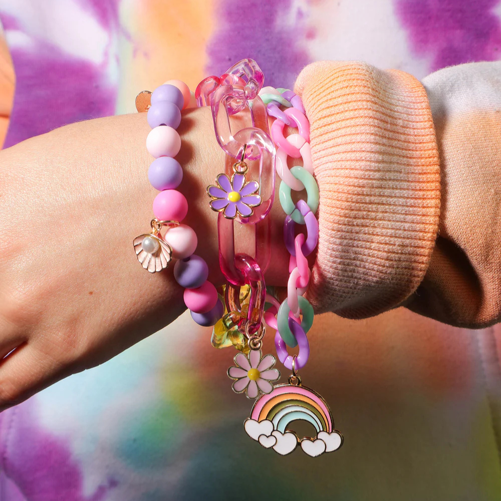 Decorate Your Own Chunky Bracelets Kit-Craft Kits-Little Lane Workshops