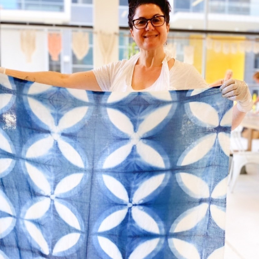 SHIBORI & KATAZOME WORKSHOP-Workshop-Little Lane Workshops