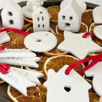 CHRISTMAS CLAY TAGS & ORNAMENTS WORKSHOP-Workshop-Little Lane Workshops