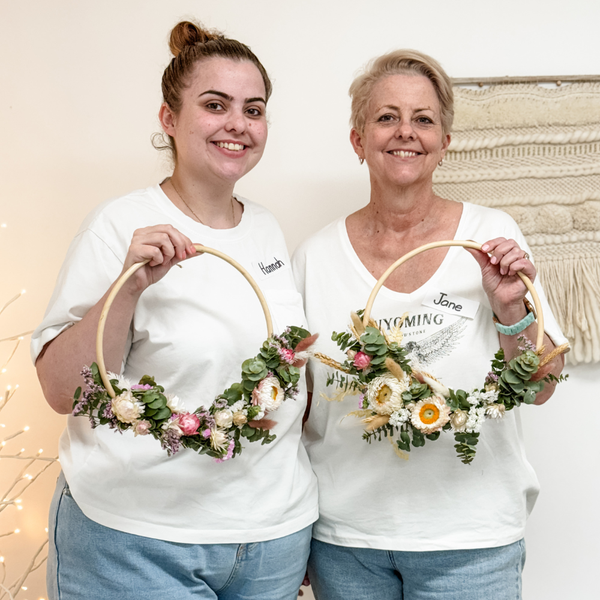 DRIED FLORAL WREATH WORKSHOP