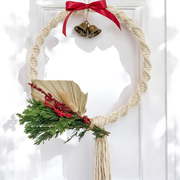 MACRAME CHRISTMAS WREATH WORKSHOP-Workshop-Little Lane Workshops