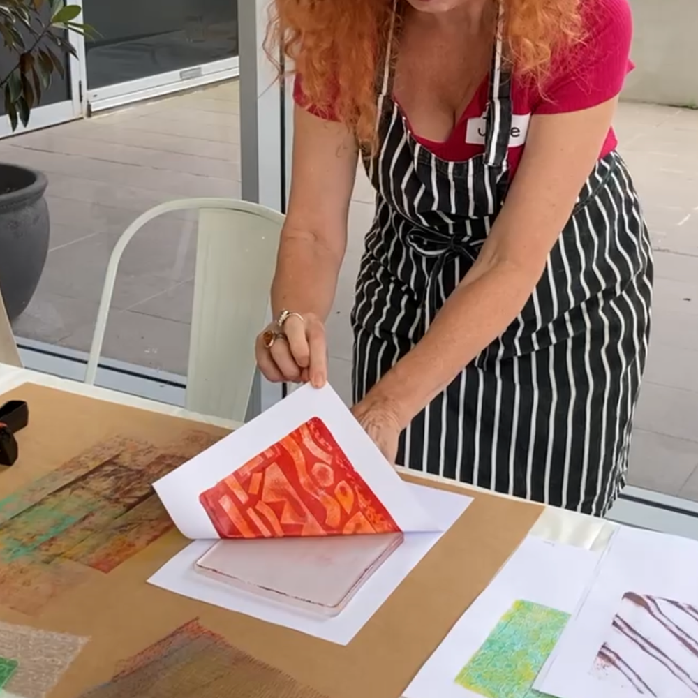 Gel Plate Printmaking Workshop-Workshop-Little Lane Workshops