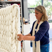 Arm Knitted Woollen Throw Blanket Workshop-Workshop-Little Lane Workshops