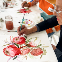 WATERCOLOUR NATIVE FLOWERS WORKSHOP-Workshop-Little Lane Workshops