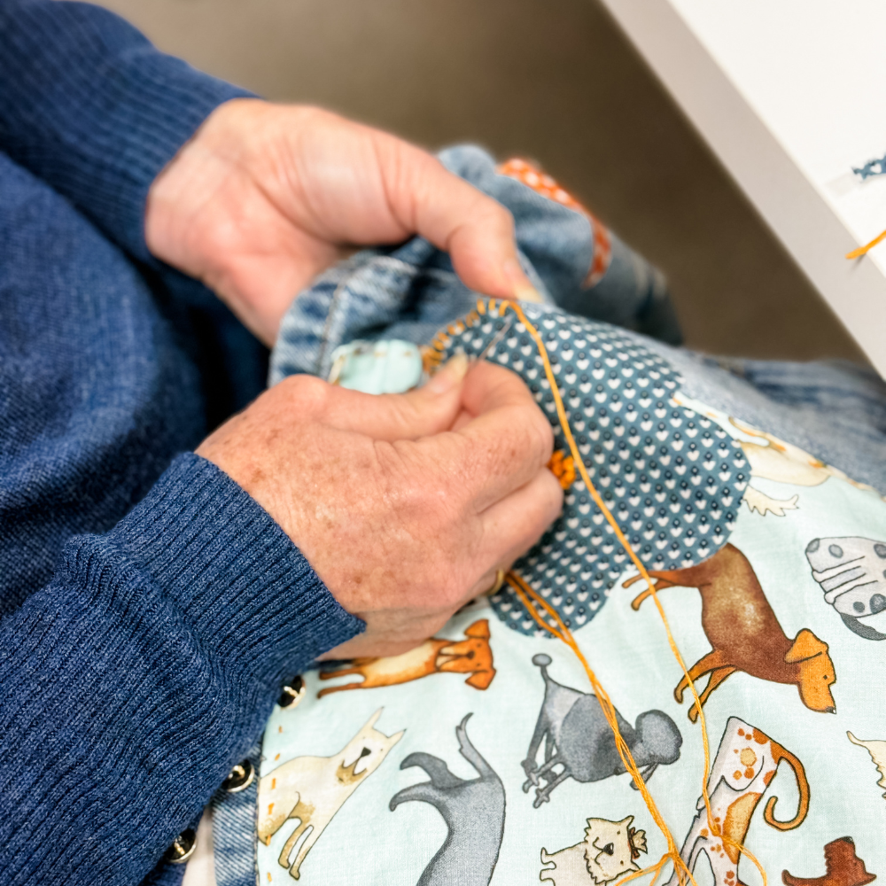 Upcycle your Jeans or Jacket - Slow Stitching Workshop-Workshop-Little Lane Workshops