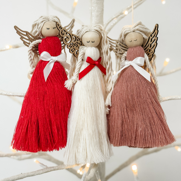 MACRAME CHRISTMAS DECORATIONS-Workshop-Little Lane Workshops