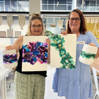 ALCOHOL INK ART & HOMEWARES WORKSHOP-Workshop-Little Lane Workshops