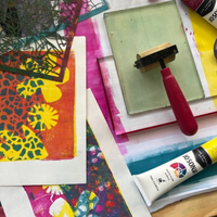 Gel Plate Printmaking Workshop-Workshop-Little Lane Workshops