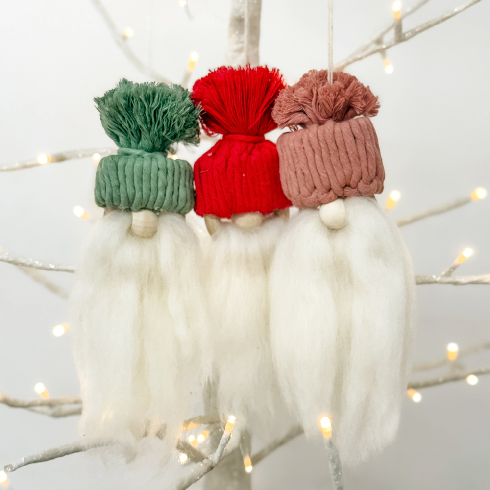 MACRAME CHRISTMAS DECORATIONS-Workshop-Little Lane Workshops