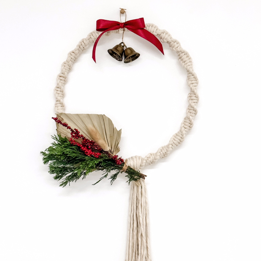 MACRAME CHRISTMAS WREATH WORKSHOP-Workshop-Little Lane Workshops
