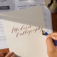 MODERN CALLIGRAPHY FOR BEGINNERS WORKSHOP-Workshop-Little Lane Workshops