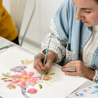 WATERCOLOUR WILDFLOWERS WORKSHOP-Workshop-Little Lane Workshops