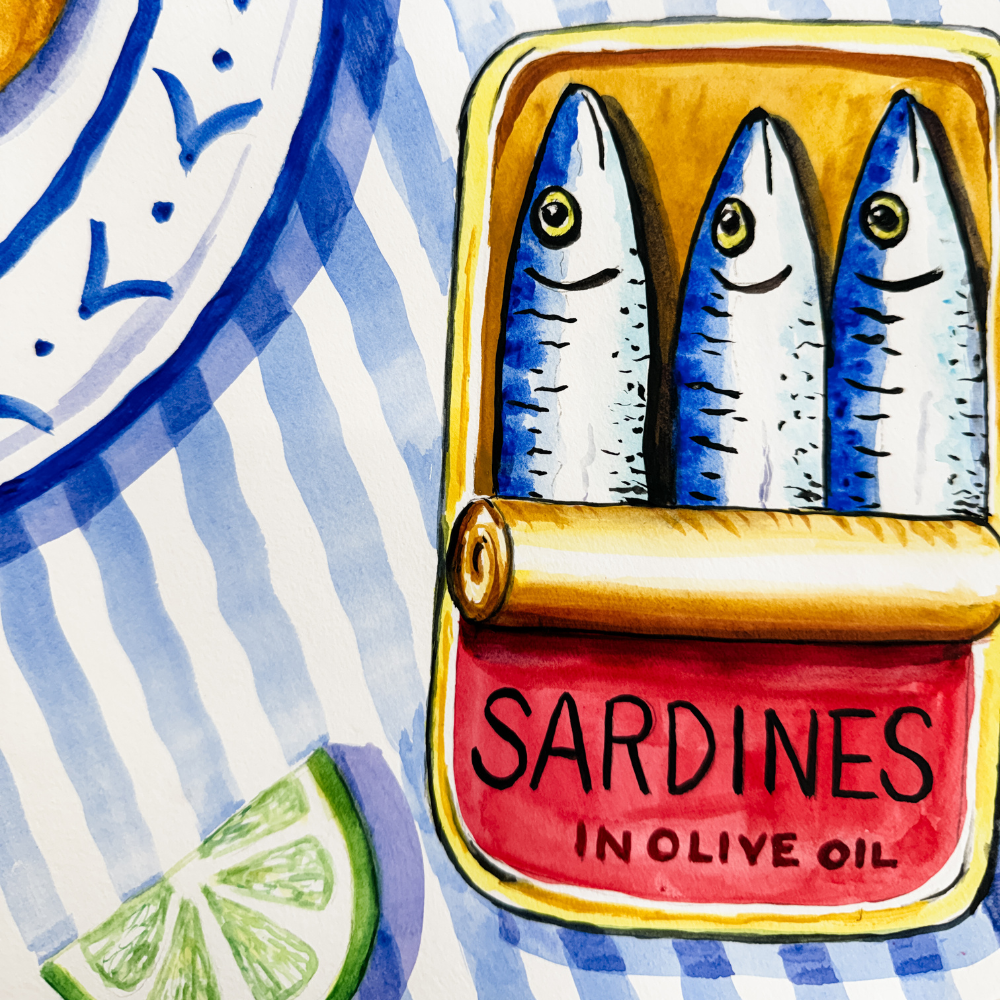 Sardines & Lemons Watercolour Workshop-Workshop-Little Lane Workshops
