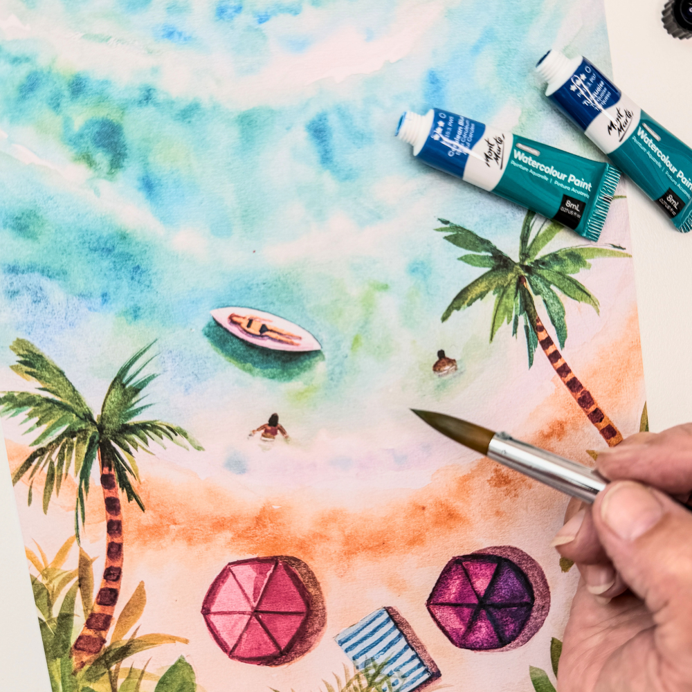Tropical Beach Watercolour Workshop