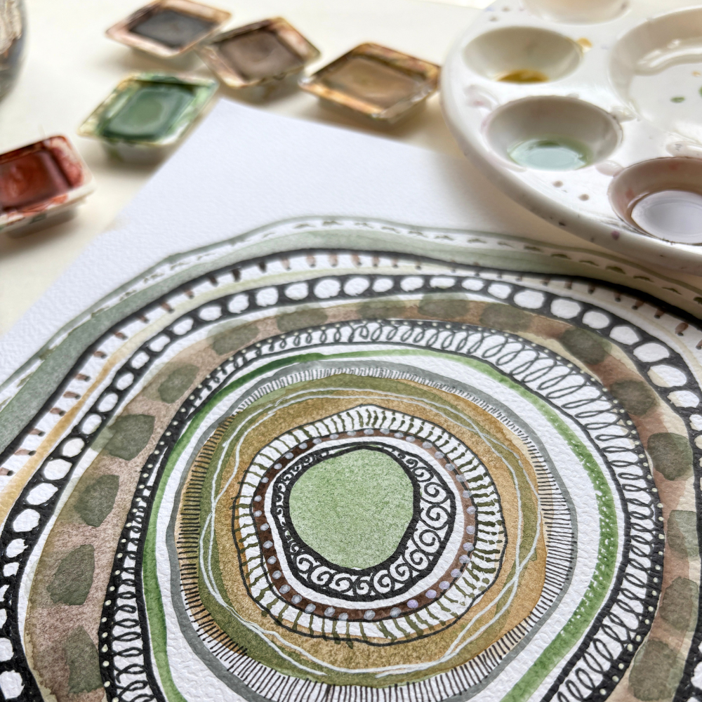 Mindful Mark Making with Watercolour