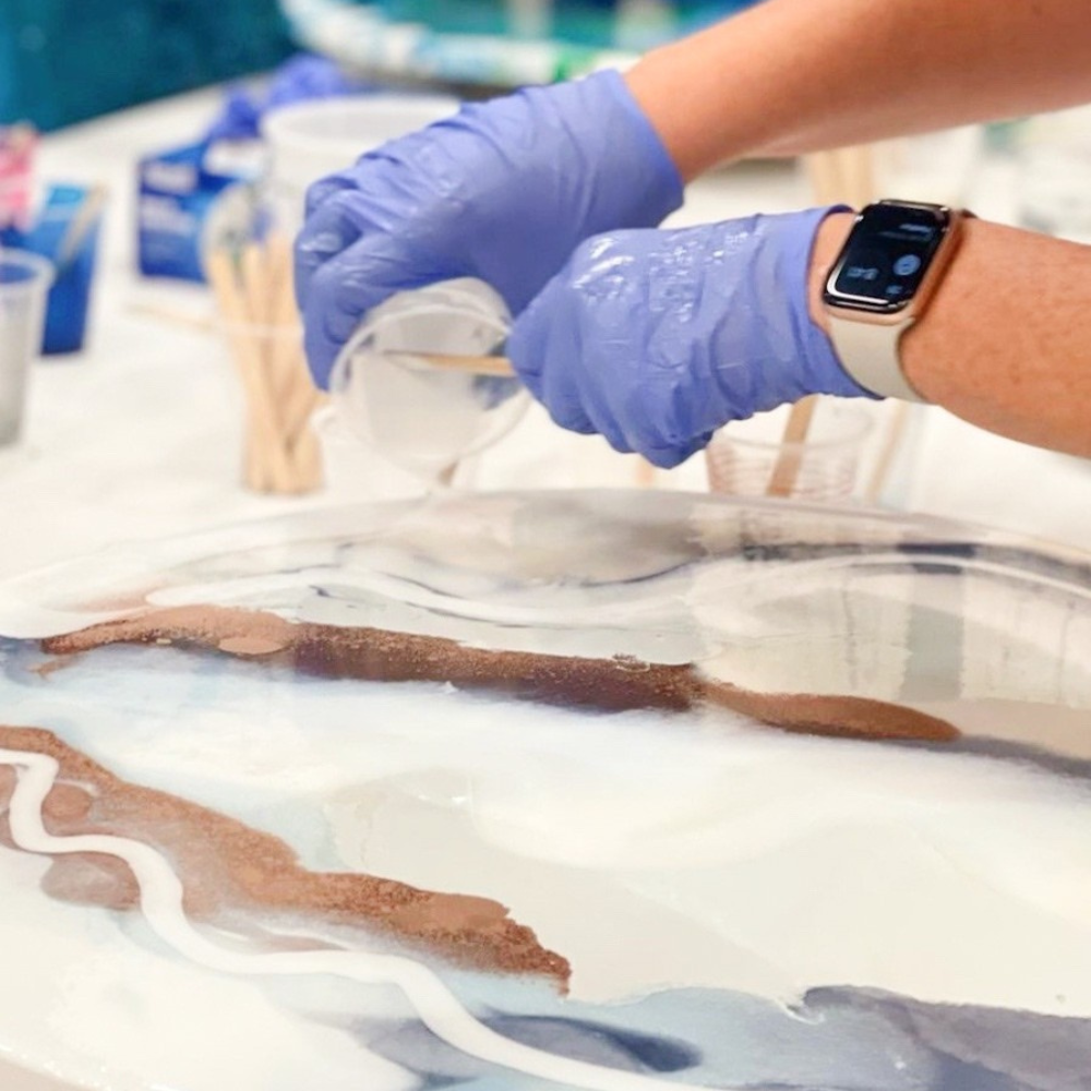 RESIN WALL ART or TRAYS WORKSHOP-Workshop-Little Lane Workshops