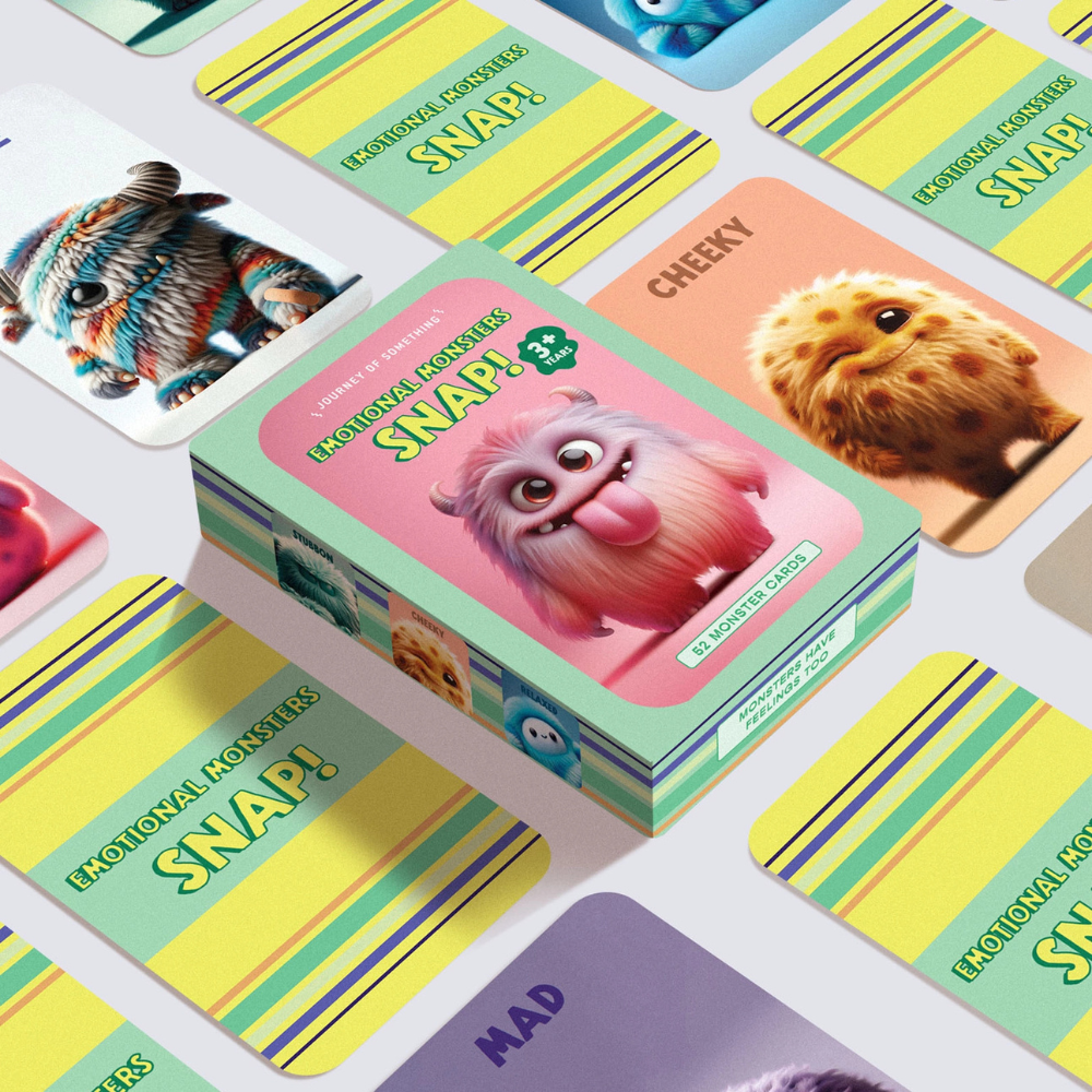 Emotional Monsters Snap Cards-Craft Kits-Little Lane Workshops