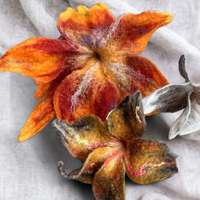 WET FELTED FLOWERS WORKSHOP-Workshop-Little Lane Workshops