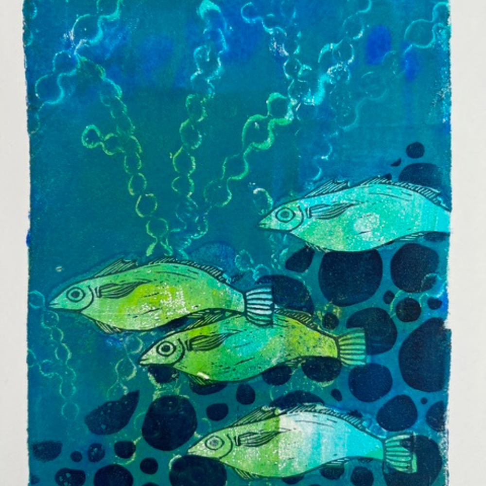 Gel Plate Printmaking Workshop-Workshop-Little Lane Workshops