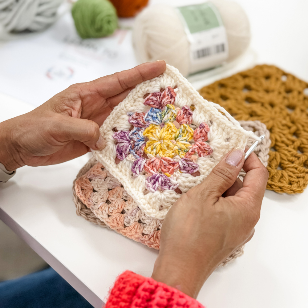 LEARN TO CROCHET GRANNY SQUARES-Workshop-Little Lane Workshops
