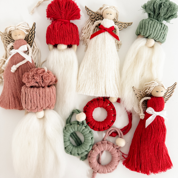 MACRAME CHRISTMAS DECORATIONS-Workshop-Little Lane Workshops