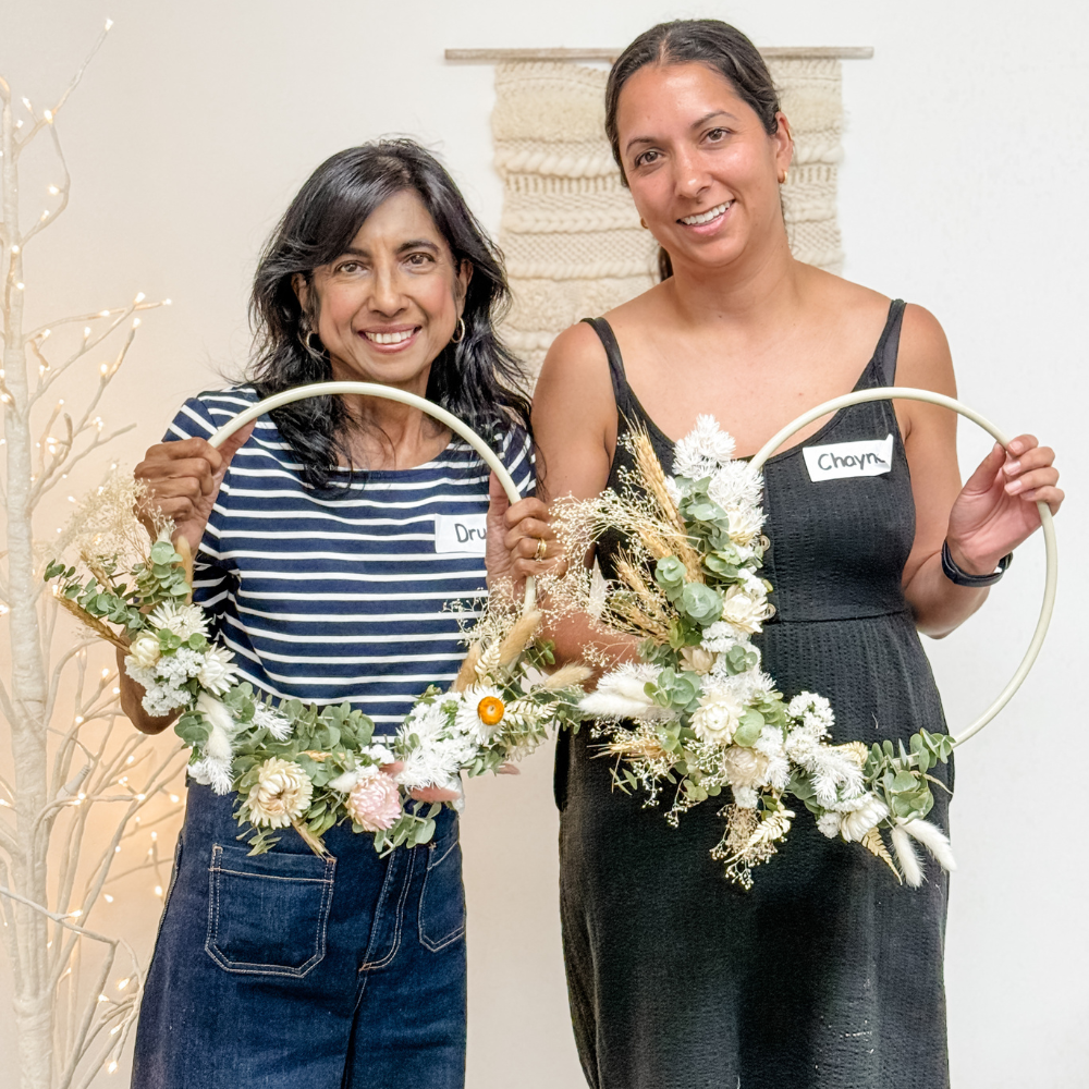 DRIED FLORAL WREATH WORKSHOP-Workshop-Little Lane Workshops