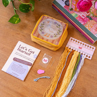 Duck, Duck, Goose - Needlepoint Pouch Kit by Craft Club-Craft Kits-Little Lane Workshops