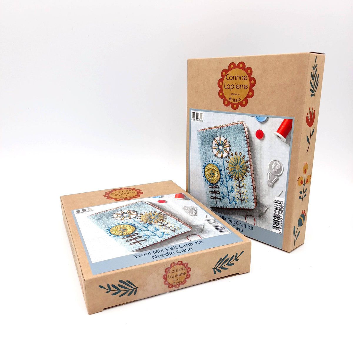 Needle Case Felt Craft Mini Kit by Corrine Lapierre-Craft Kits-Little Lane Workshops
