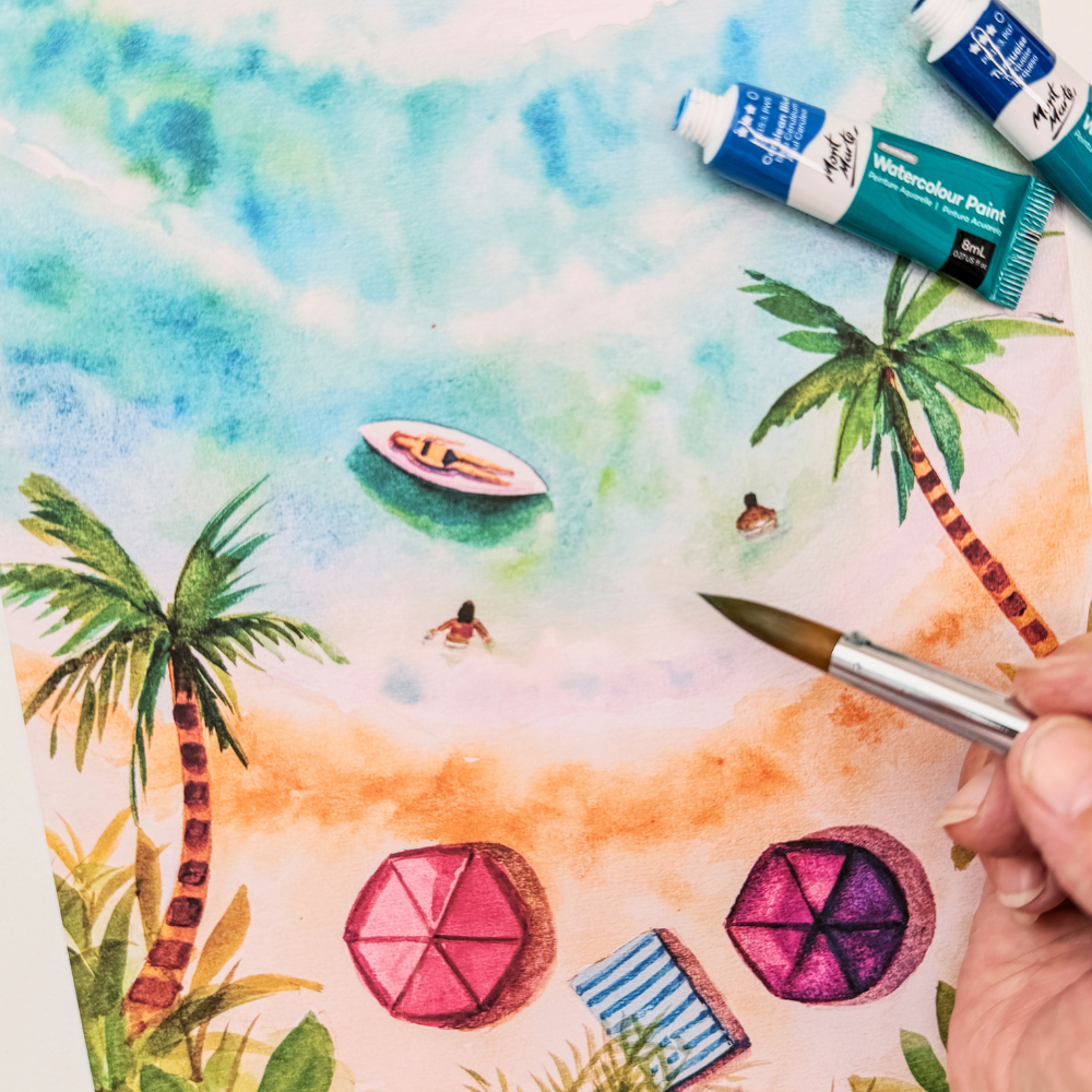 Tropical Beach Watercolour Workshop