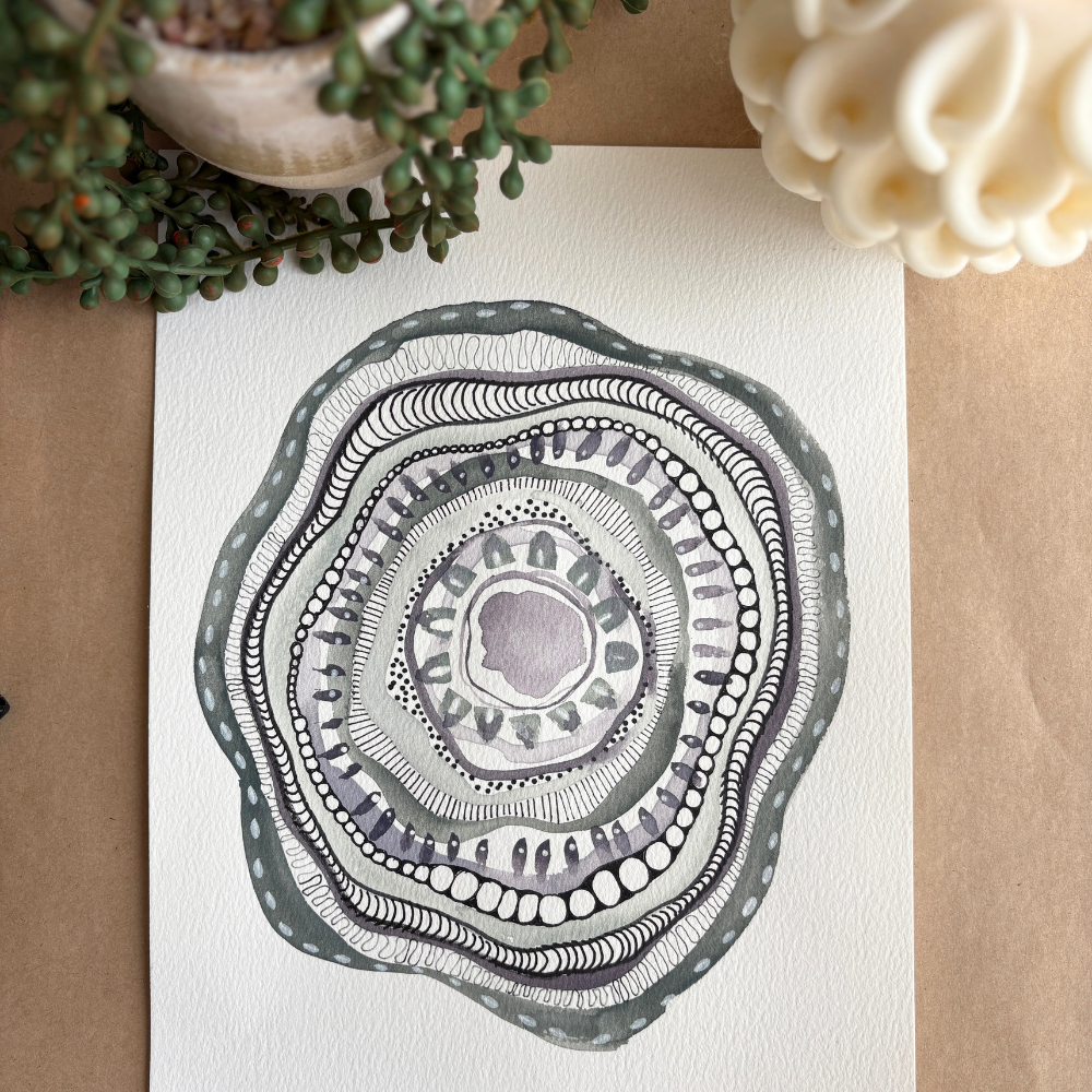 Mindful Mark Making with Watercolour-Workshop-Little Lane Workshops