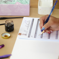 MODERN CALLIGRAPHY FOR BEGINNERS WORKSHOP-Workshop-Little Lane Workshops