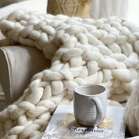 ARM KNITTED WOOL THROW BLANKET WORKSHOP-Workshop-Little Lane Workshops