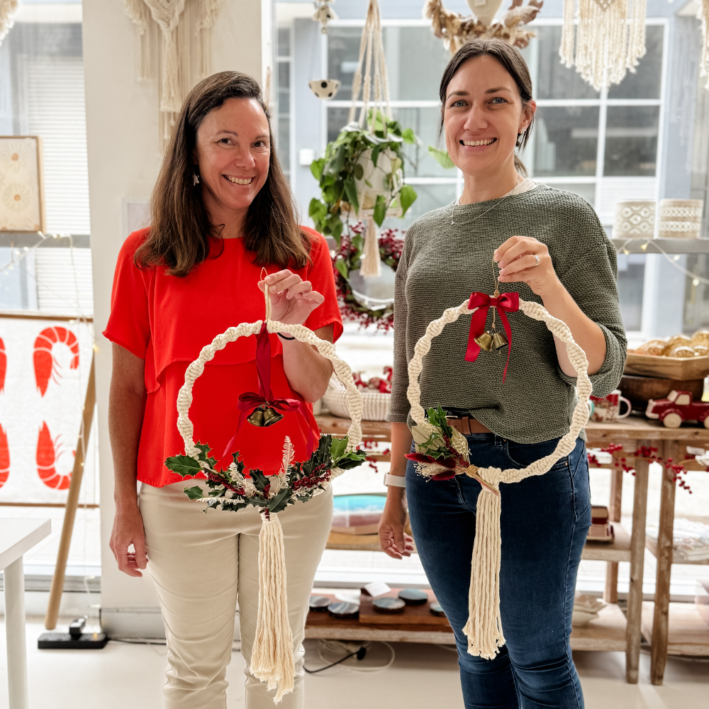 MACRAME CHRISTMAS WREATH WORKSHOP-Workshop-Little Lane Workshops