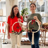 MACRAME CHRISTMAS WREATH WORKSHOP-Workshop-Little Lane Workshops