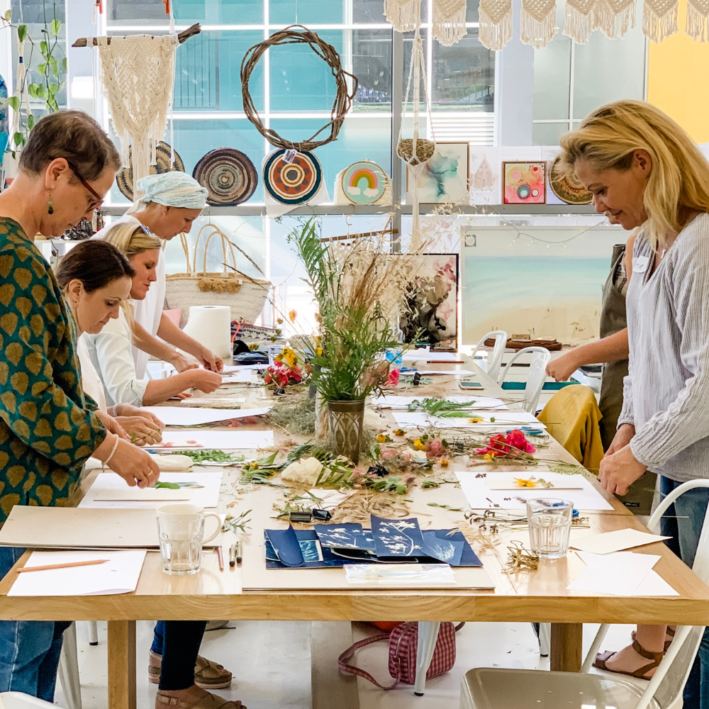 BOTANICAL CYANOTYPE WORKSHOP-Workshop-Little Lane Workshops