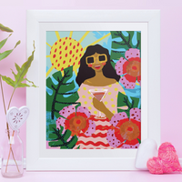 Paint By Numbers - Fun and Friendship by Sandra Gale-Art Supplies-Little Lane Workshops