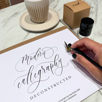 Modern Calligraphy For Beginners Workshop-Workshop-Little Lane Workshops
